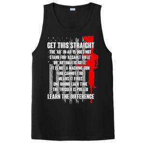 Get This Straight AR-15 US Flag PosiCharge Competitor Tank