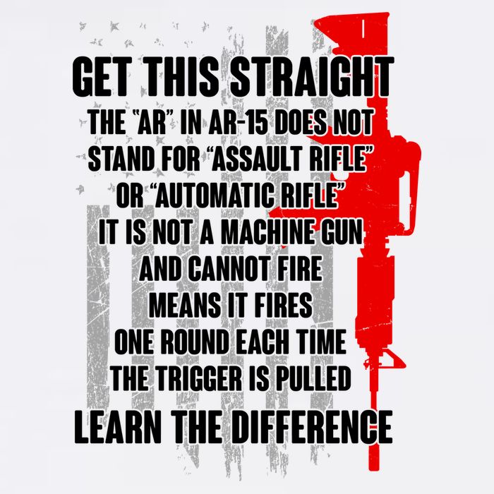 Get This Straight AR-15 US Flag Garment-Dyed Sweatshirt