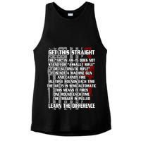 Get This Straight Learn the Difference AR-15 Ladies PosiCharge Tri-Blend Wicking Tank