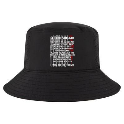 Get This Straight Learn the Difference AR-15 Cool Comfort Performance Bucket Hat