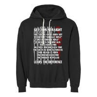Get This Straight Learn the Difference AR-15 Garment-Dyed Fleece Hoodie