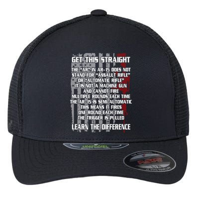 Get This Straight Learn the Difference AR-15 Flexfit Unipanel Trucker Cap