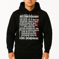 Get This Straight Learn the Difference AR-15 Hoodie