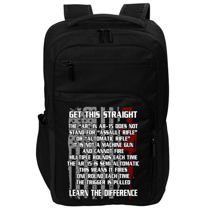 Get This Straight Learn the Difference AR-15 Impact Tech Backpack