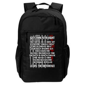 Get This Straight Learn the Difference AR-15 Daily Commute Backpack