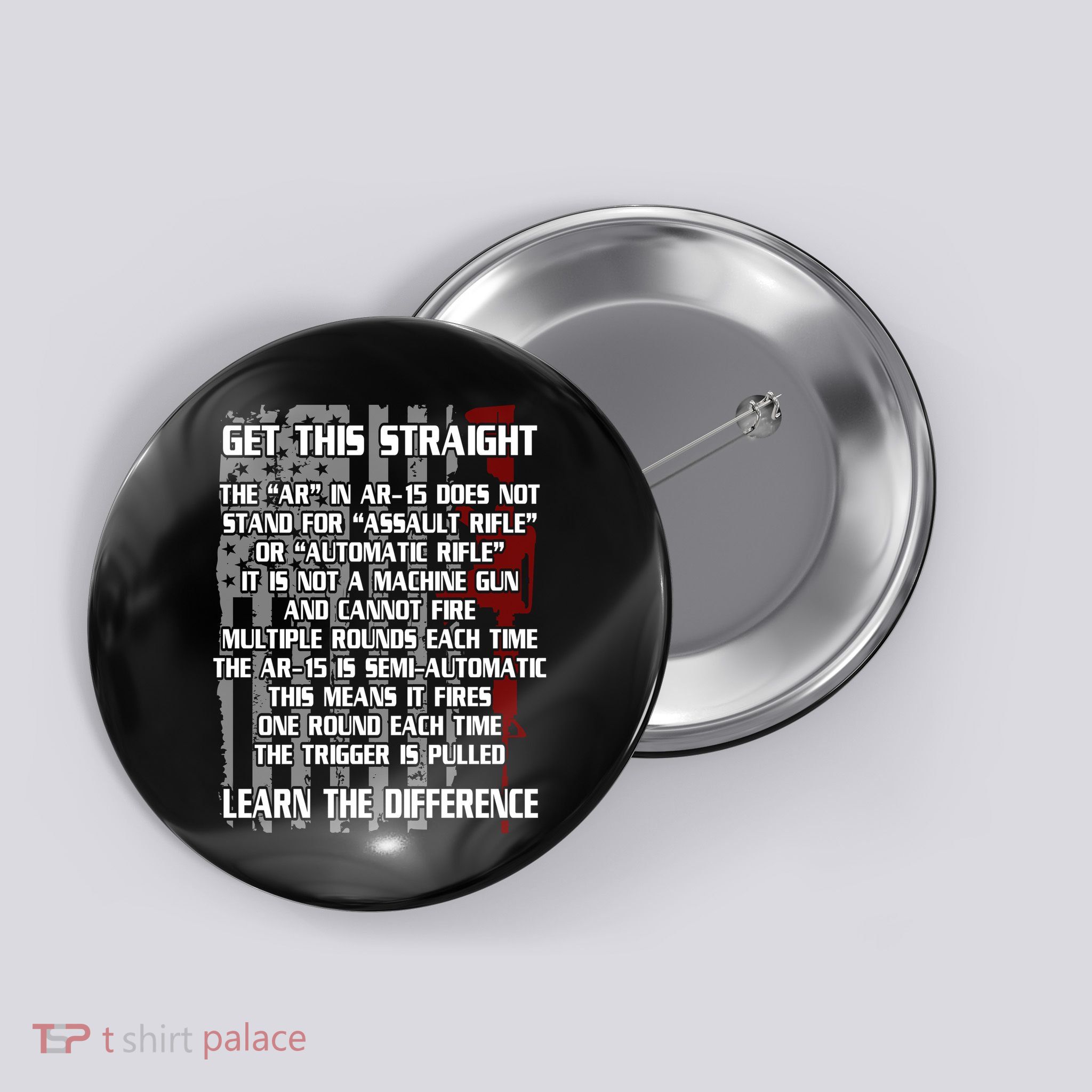 Get This Straight Learn the Difference AR-15 Button