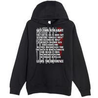 Get This Straight Learn the Difference AR-15 Premium Pullover Hoodie