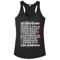 Get This Straight Learn the Difference AR-15 Ladies PosiCharge Competitor Racerback Tank