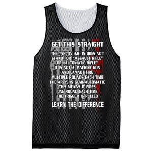 Get This Straight Learn the Difference AR-15 Mesh Reversible Basketball Jersey Tank