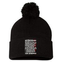 Get This Straight Learn the Difference AR-15 Pom Pom 12in Knit Beanie