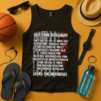 Get This Straight Learn the Difference AR-15 Tank Top