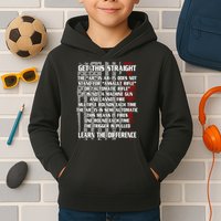 Get This Straight Learn the Difference AR-15 Kids Hoodie