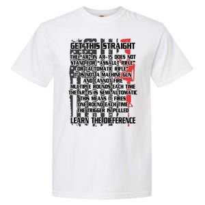 Get This Straight Learn the Difference AR-15 Garment-Dyed Heavyweight T-Shirt