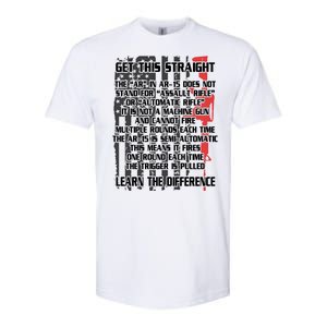 Get This Straight Learn the Difference AR-15 Softstyle CVC T-Shirt