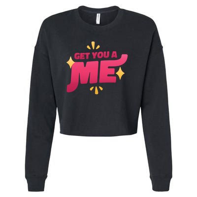 Get You A Me Cropped Pullover Crew