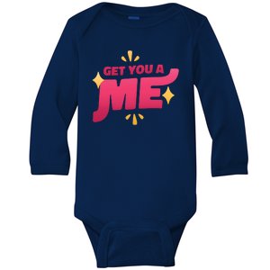 Get You A Me Baby Long Sleeve Bodysuit