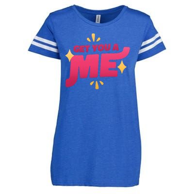 Get You A Me Enza Ladies Jersey Football T-Shirt