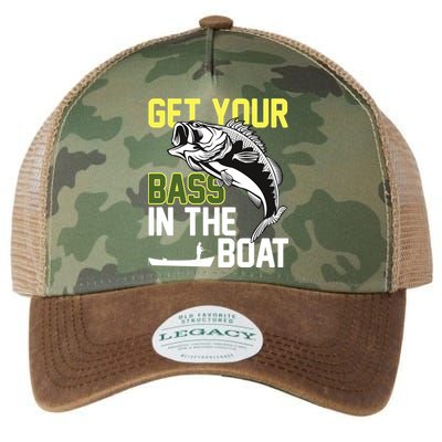 Get Your Bass In The Boat Legacy Tie Dye Trucker Hat