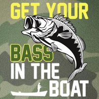 Get Your Bass In The Boat Legacy Tie Dye Trucker Hat