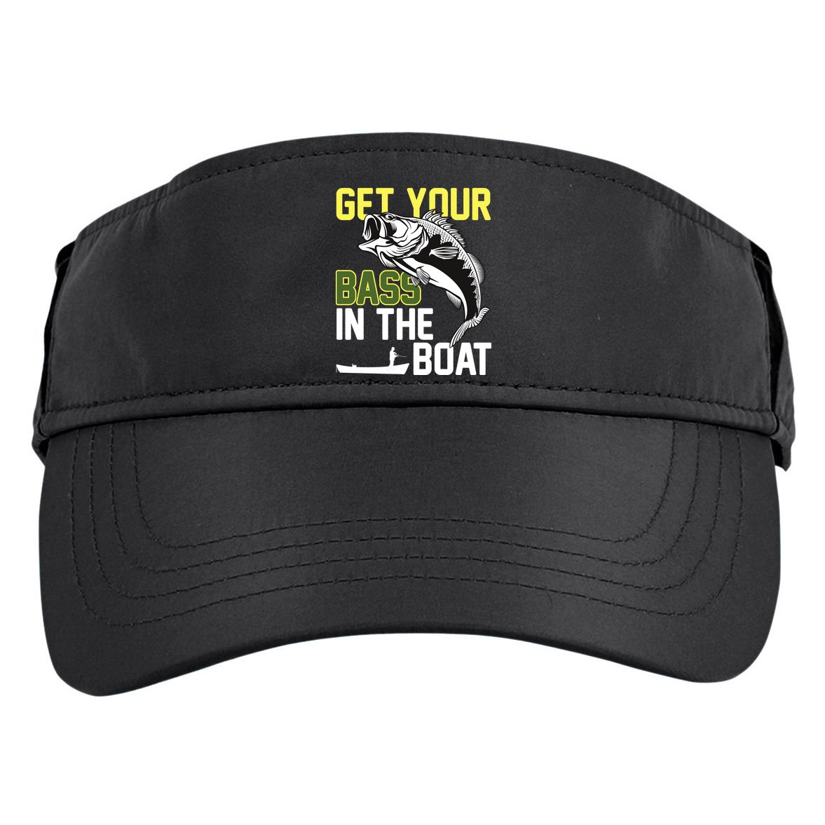 Get Your Bass In The Boat Adult Drive Performance Visor