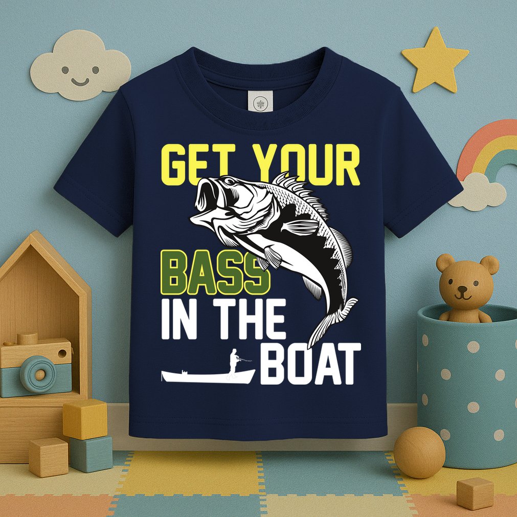 Get Your Bass In The Boat Toddler T-Shirt