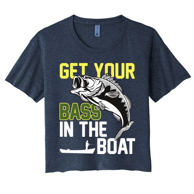 Get Your Bass In The Boat Crop Top