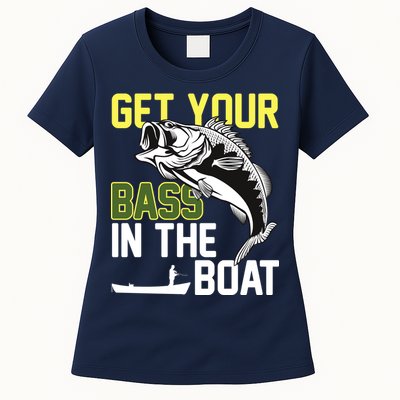 Get Your Bass In The Boat Womens T-Shirt