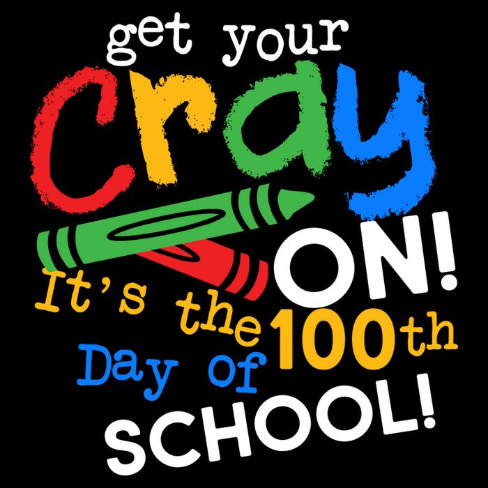 Get Your Cray On 100th Day Of School  Drawstring Bag