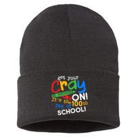 Get Your Cray On 100th Day Of School  Sustainable Knit Beanie