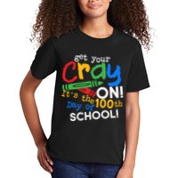 Get Your Cray On 100th Day Of School  Kids T-Shirt