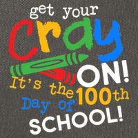Get Your Cray On 100th Day Of School  Cotton Canvas Backpack