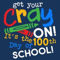 Get Your Cray On 100th Day of School 7-Panel Snapback Hat
