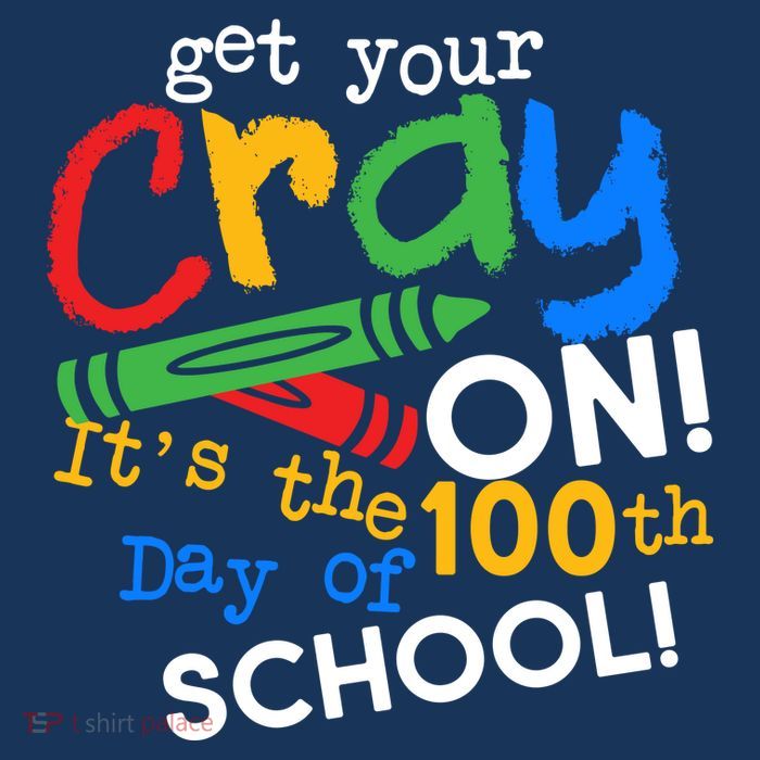 Get Your Cray On 100th Day of School Youth Performance Sprint T-Shirt