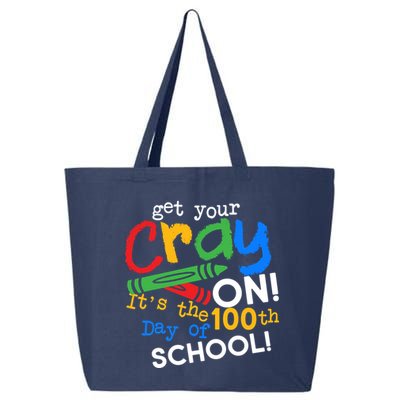 Get Your Cray On 100th Day of School 25L Jumbo Tote