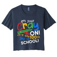 Get Your Cray On 100th Day of School Crop Top