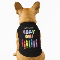 Get Your Cray On Crayon Doggie Tank