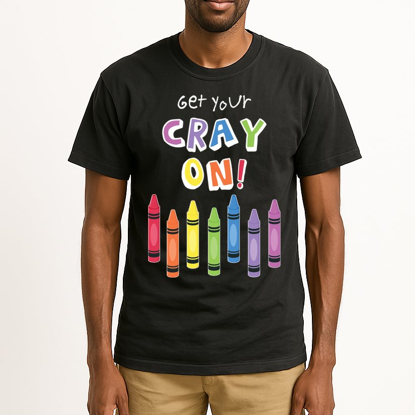 Get Your Cray On Crayon Tall T-Shirt