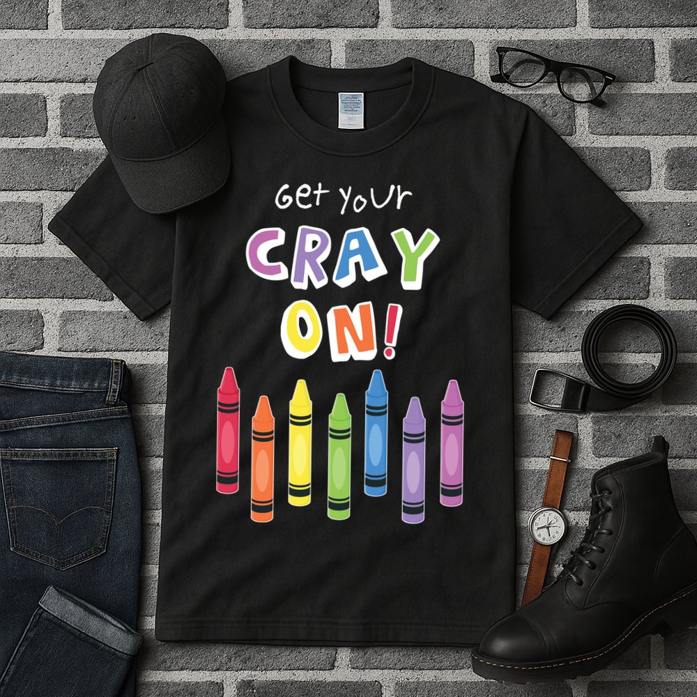 Get Your Cray On Crayon Tall T-Shirt