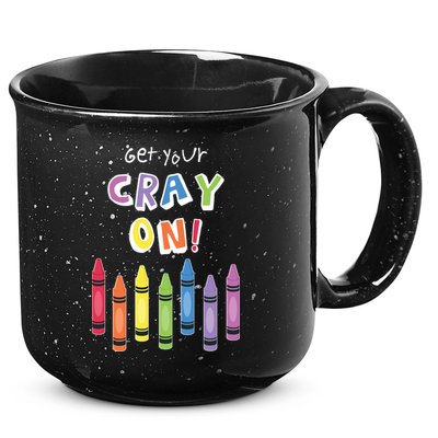 Get Your Cray On Crayon 15oz Campfire Ceramic Mug