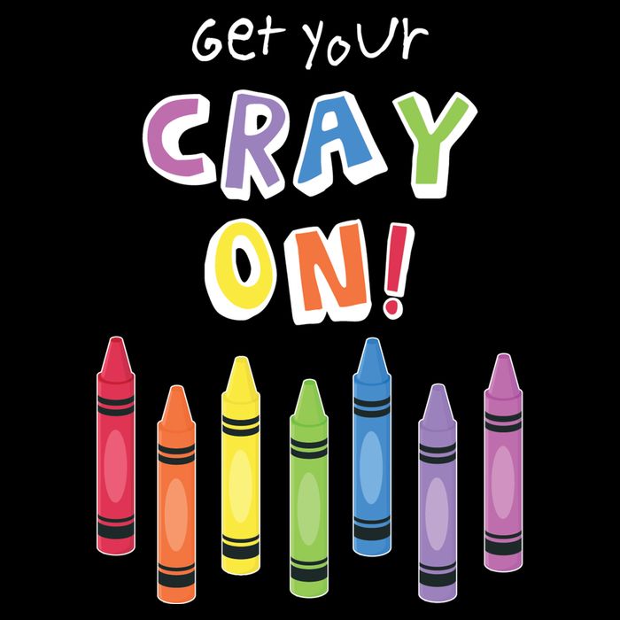 Get Your Cray On Crayon 16 in Basic Backpack