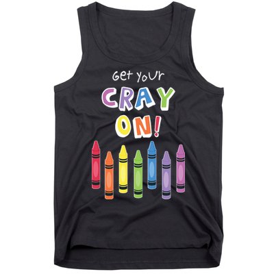 Get Your Cray On Crayon Tank Top