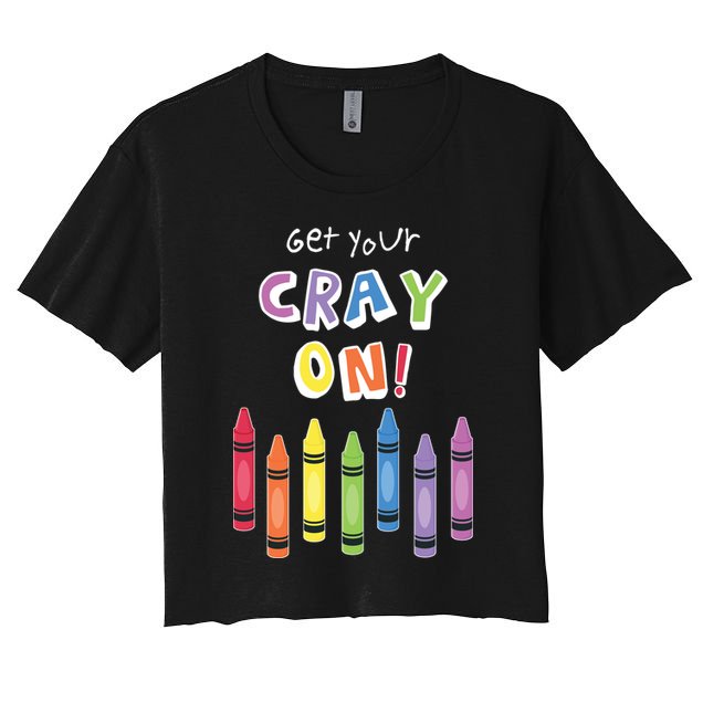 Get Your Cray On Crayon Crop Top