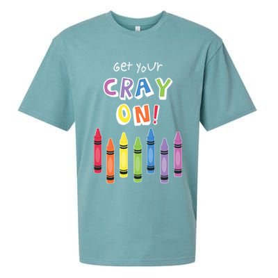 Get Your Cray On Crayon Sueded Cloud Jersey T-Shirt