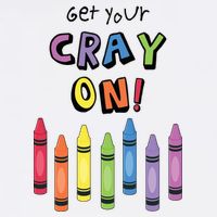 Get Your Cray On Crayon Garment-Dyed Sweatshirt
