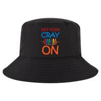 Get Your Cray On Crayon School Art Cool Comfort Performance Bucket Hat