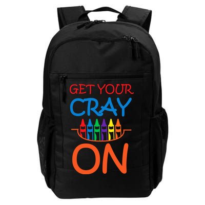 Get Your Cray On Crayon School Art Daily Commute Backpack