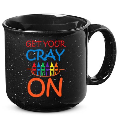Get Your Cray On Crayon School Art 15oz Campfire Ceramic Mug