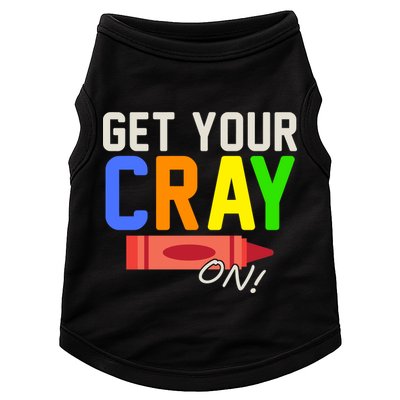 Get Your Cray-On! Fun Back To School Doggie Tank