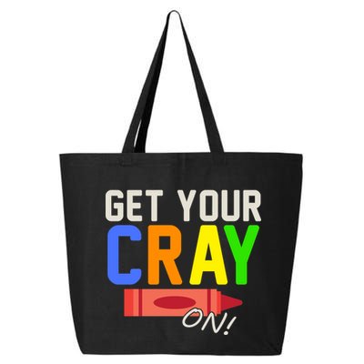 Get Your Cray-On! Fun Back To School 25L Jumbo Tote