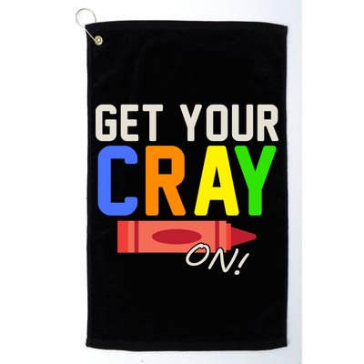 Get Your Cray-On! Fun Back To School Golf Towel